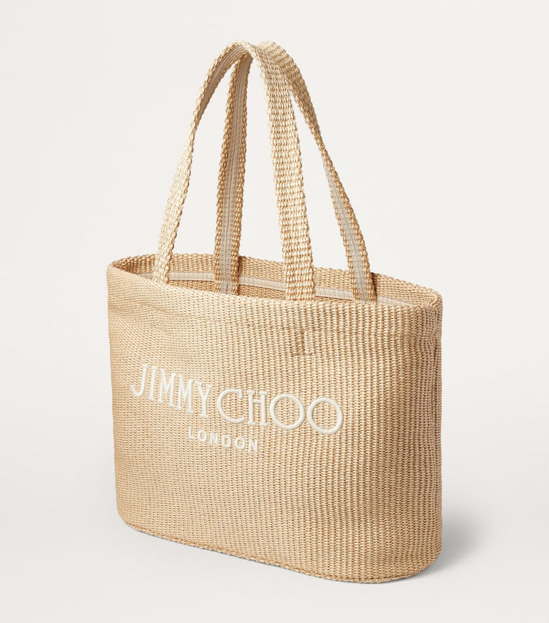 Jimmy Choo woven tote bag Beach collection H30cm x W40cm, UK version