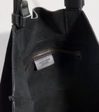 Giorgio Armani suede leather-trim tote bag, imported from the UK
