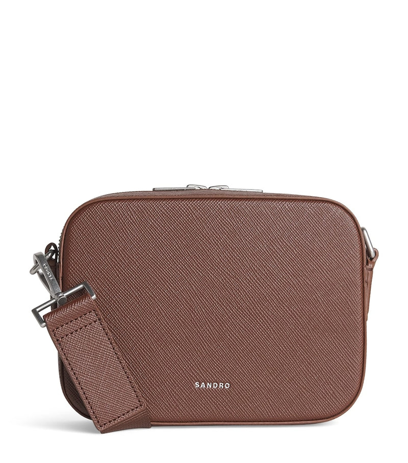 Sandro Paris Saffiano leather cross-body bag, imported from the UK