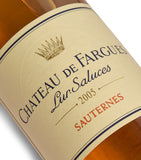 Château de Fargues Lur Saluces Semillon-Sauvignon Blanc 2005 Sauternes dessert wine 75cl - British product
