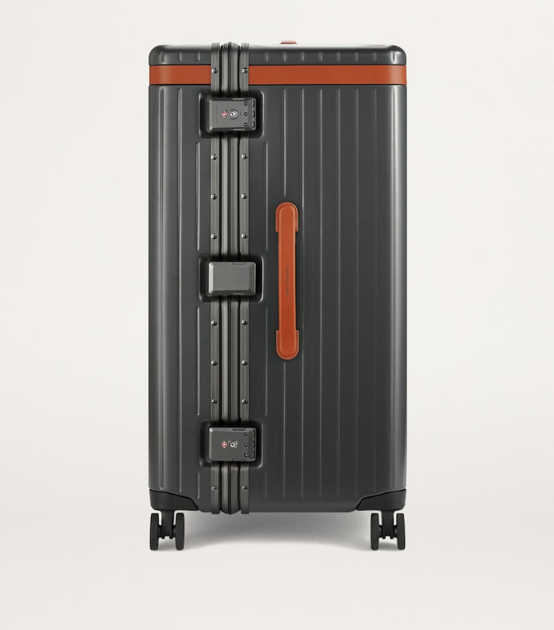 Carl Friedrik Trunk Spinner Check-In Suitcase 73cm - British product