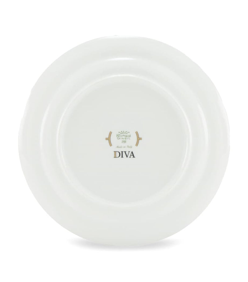 GINORI 1735 porcelain Colonna Diva Giallo side plate 24cm, UK version