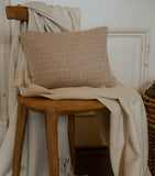 Araminta Campbell alpaca-blend fern cushion 30cm x 45cm - British product