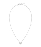Chaumet white gold diamond mother-of-pearl pendant necklace (British brand)
