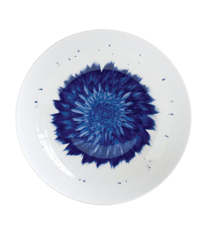 Bernardaud porcelain soup bowl with floral design 19cm - British product