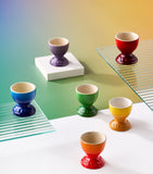 Le Creuset rainbow egg cup set of six, UK version