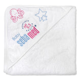 Sebamed Baby Hooded Bathtime Towel 75cm x 75cm (British brand)