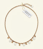 Alexander McQueen skull faux pearl necklace, UK version