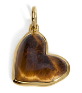 Harrods Monica Vinader Gold Vermeil Tiger's Eye Heart Pendant- Buy online at McGrocer