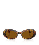 Harrods Miu Miu Oval Wrap-Around Sunglasses- Buy online at McGrocer
