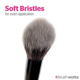 Brushworks highlight brush with soft taklon bristles, UK version