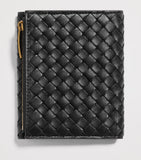 Bottega Veneta small leather Piccolo bifold wallet, imported from the UK