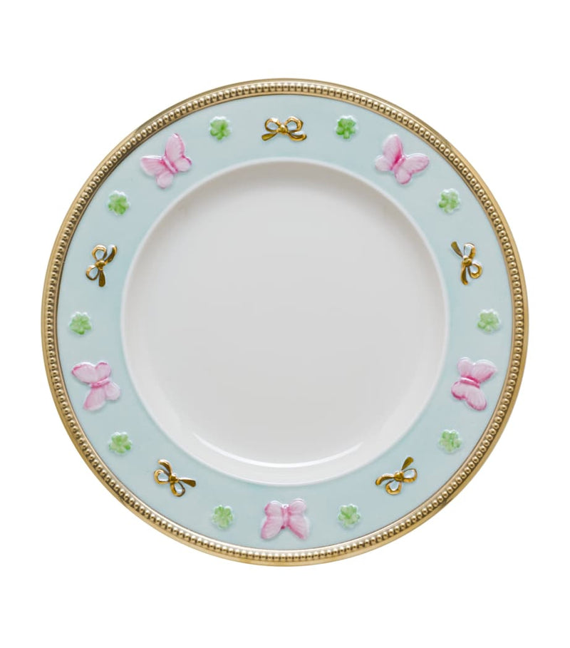 Villari Blooming Butterfly porcelain dessert plate 21cm (British brand)