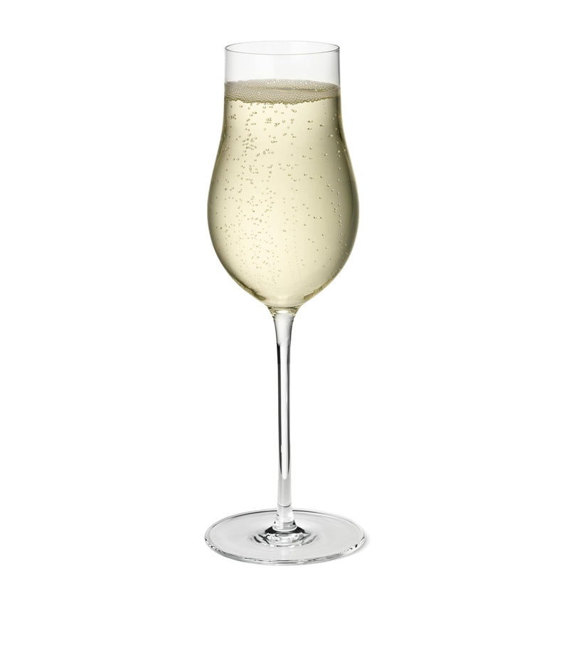 Georg Jensen Sky champagne flutes set of four 250ml, UK version