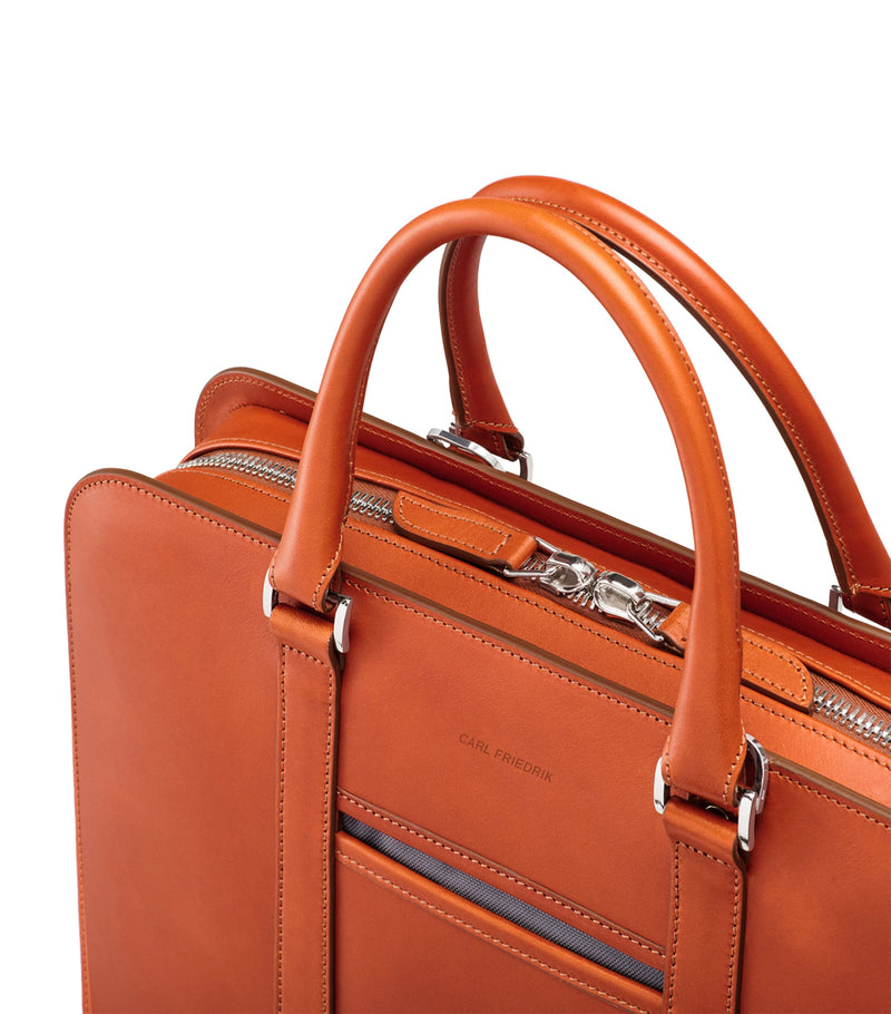 Carl Friedrik Palissy leather briefcase, imported from the UK