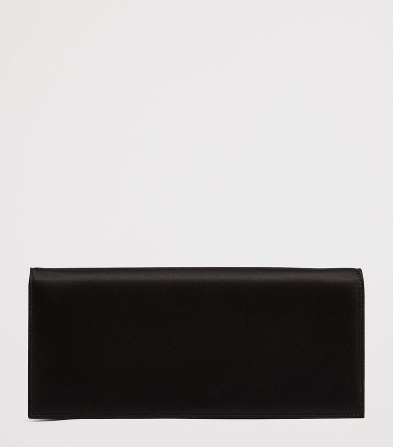 Malone Souliers Vivien satin evening clutch, imported from the UK