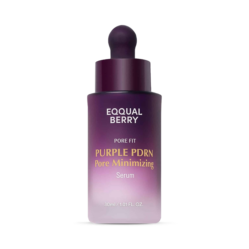 EQQUALBERRY Purple PDRN pore minimising serum 30ml, imported from the UK