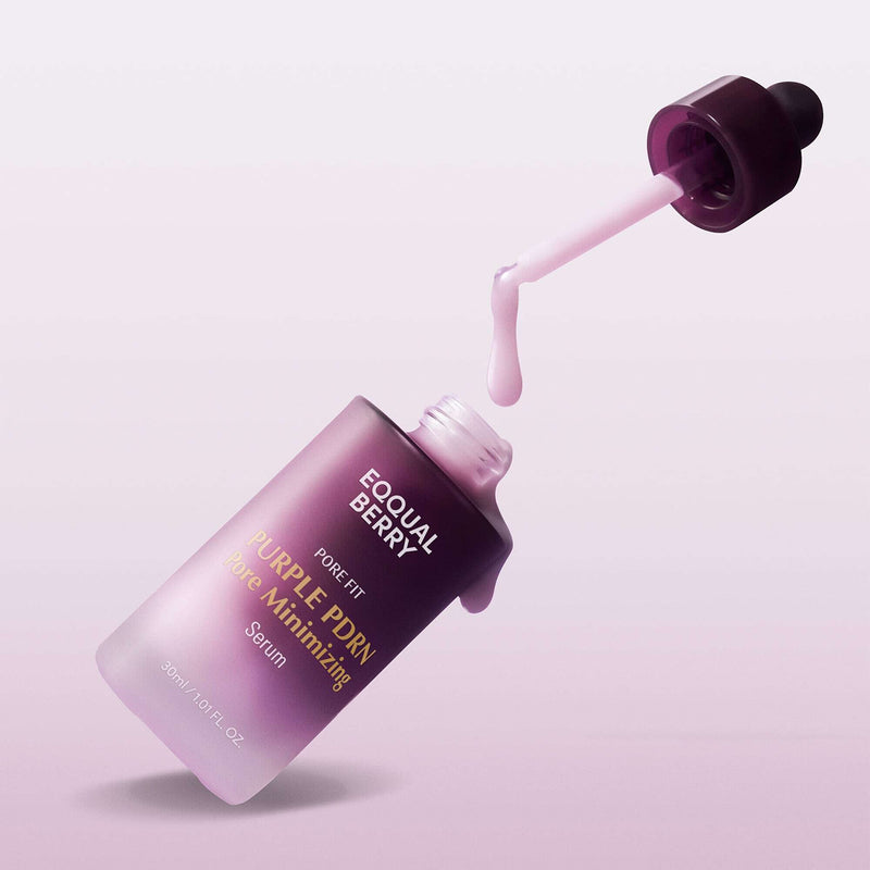 EQQUALBERRY Purple PDRN pore minimising serum 30ml, imported from the UK