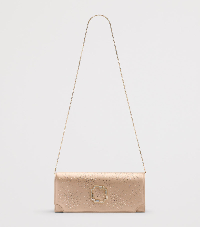 Malone Souliers embellished satin Vivien clutch bag, UK version
