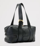 AllSaints Ares shoulder bag with croc-embossed leather (British brand)