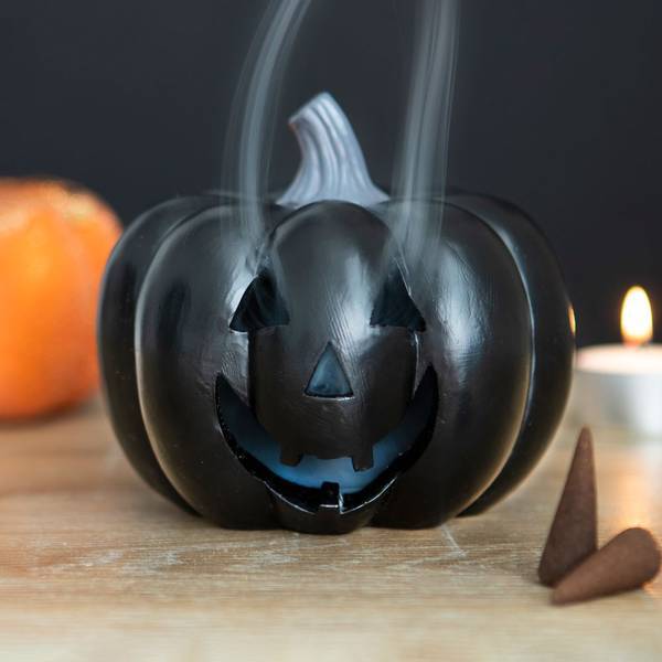 Something Different pumpkin incense cone holder resin design (British brand)