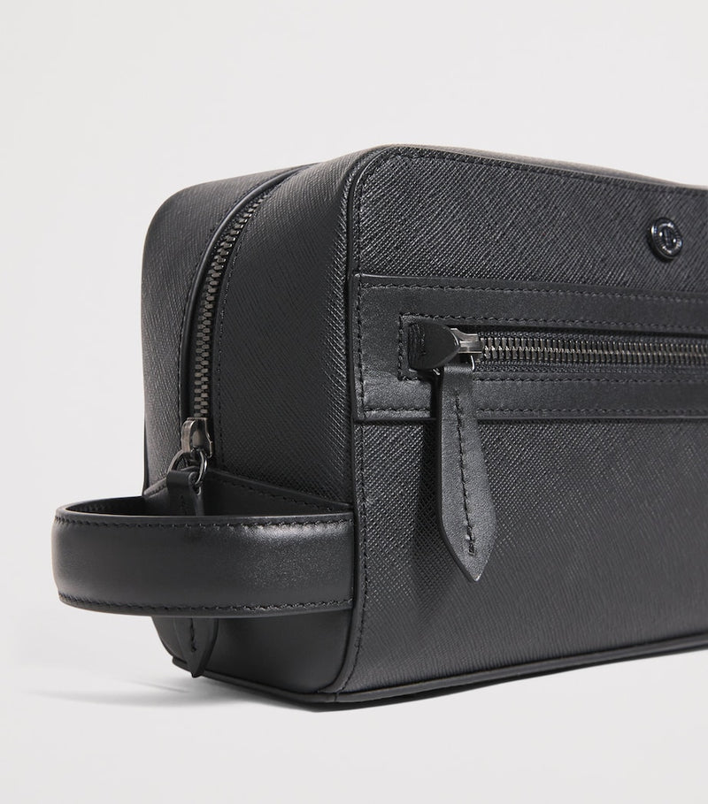 Harrods leather wash bag, UK version