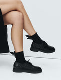 2pk Bow Ankle High Socks