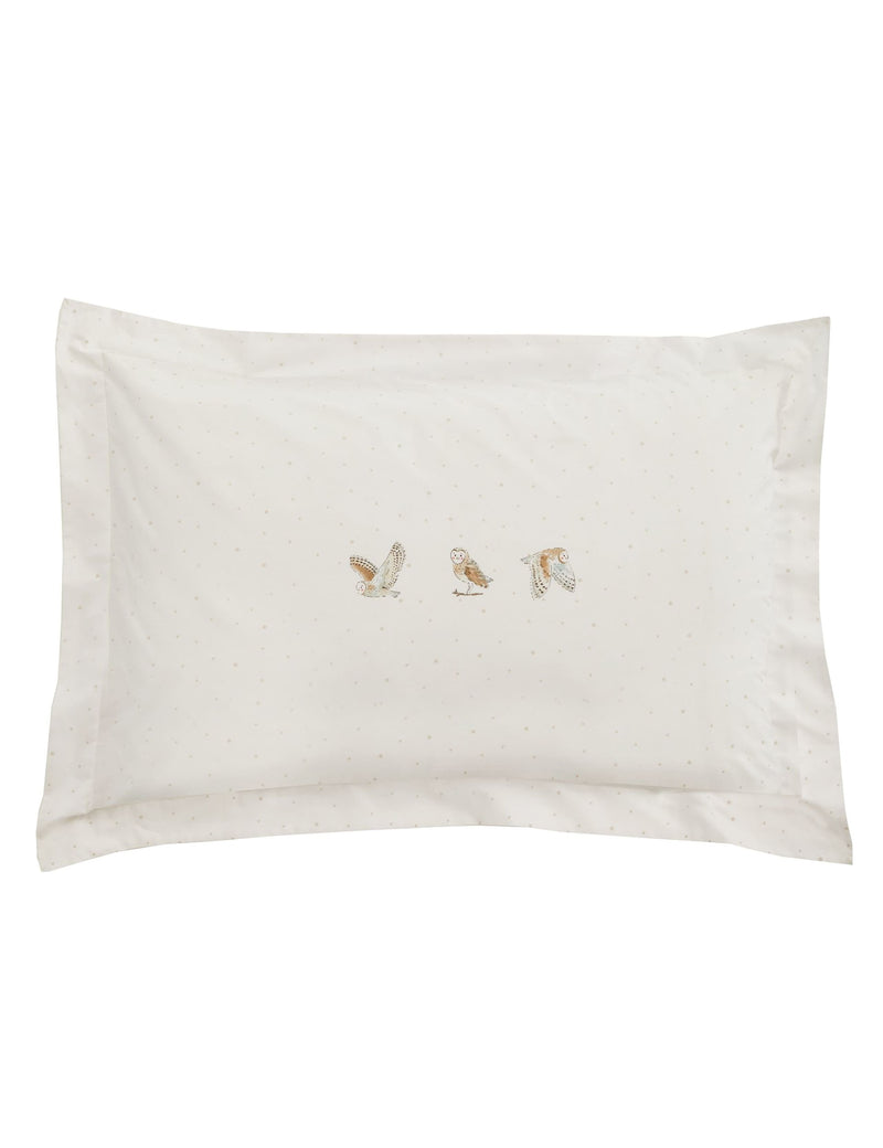 Sophie Allport Snowy Owls pillowcases 2pk (British brand)