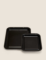 M&S 2-Pack Vitreous Enamel Oven Trays Baking Trays- Buy online at McGrocer