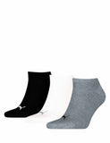 Puma cotton rich trainer socks 3 pack assorted - British product