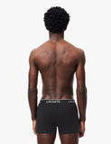 Lacoste cotton-rich trunks 3 pack, UK version