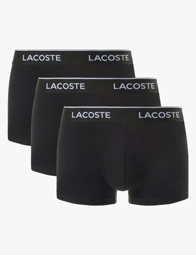 Lacoste 3er-Pack Baumwoll-Stretch-Boxershorts für Herren Unterwäsche