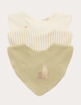 M&S Winnie the Pooh Cotton Rich Dribble Bibs 3 Pack- Buy online at McGrocer