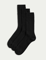 M&S M&S 3 Pack Gentle Grip Cool & Fresh Socks- Buy online at McGrocer