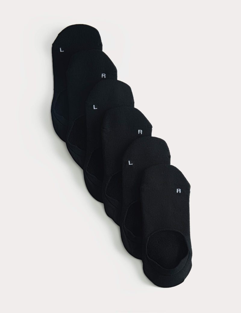 Goodmove invisible cushioned trainer liners 3 pack - British product