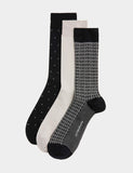 Autograph mercerised cotton socks 3 pack (British brand)