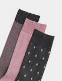 Autograph mercerised cotton rich socks 3-pack (British brand)