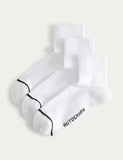 Autograph Pima cotton quarter liner socks 3 pack - British product