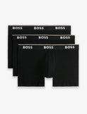 BOSS cotton-rich logo boxer briefs 3 pack, imported from the UK