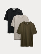 Autograph Pure Supima Cotton T-Shirts Regular Fit 3 Pack