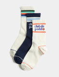 M&S sports socks 3 pack ankle socks (British brand)