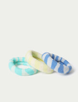M&S 3 Pack Stripe Jumbo Ponios Hair Accessories- Buy online at McGrocer