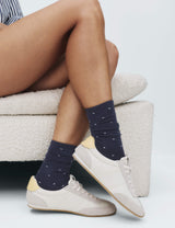 M&S M&S 3 Pack Supersoft Spot Crew Socks- Buy online at McGrocer