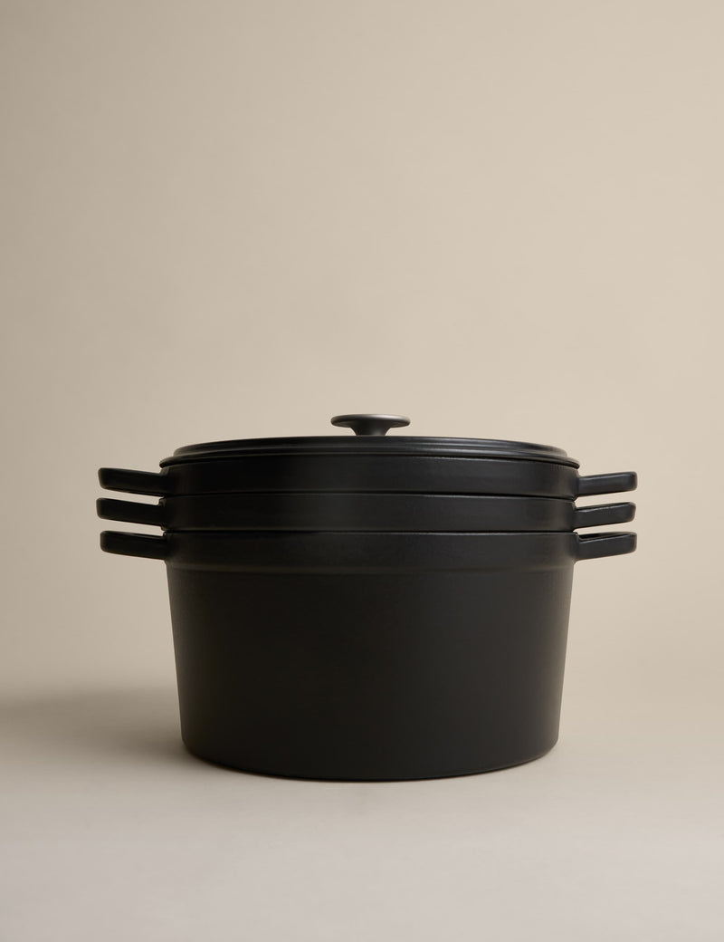 M&S Tom Kerridge cast iron stacking set, imported from the UK