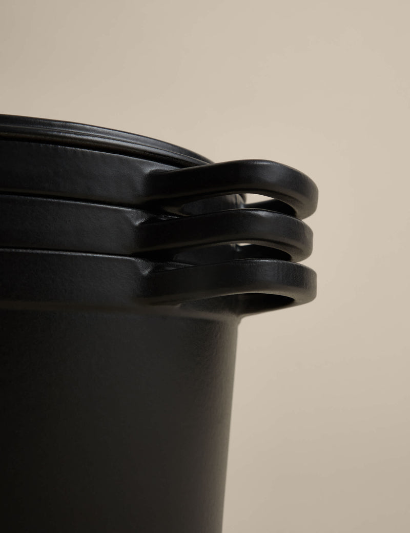 M&S Tom Kerridge cast iron stacking set, imported from the UK