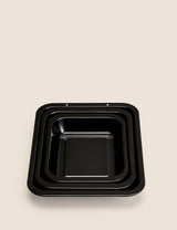M&S 3 Piece Vitreous Enamel Roaster Set- Buy online at McGrocer