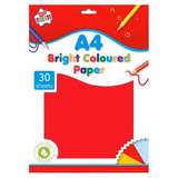 30 Sheets A4 Bright Coloured Paper 30 per pack - McGrocer