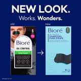 Biore charcoal deep cleansing nose strips 6 count, UK version