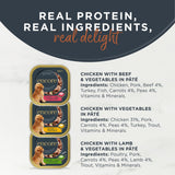 Encore Natural Pate dog food trays 5x150g, imported from the UK
