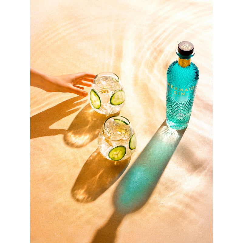 Mermaid Gin 70cl bottle - British product